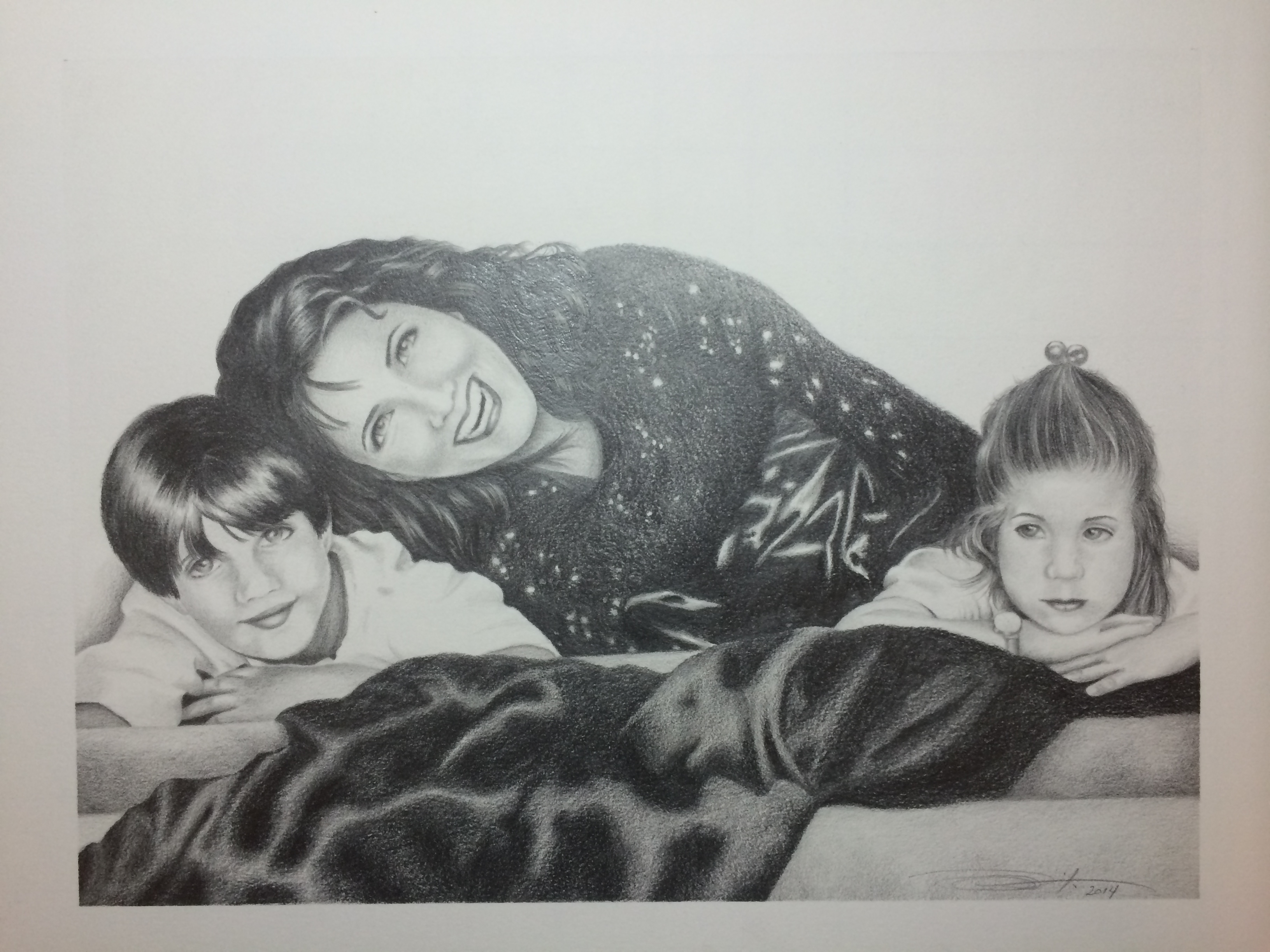 Lynda Carter and Kids